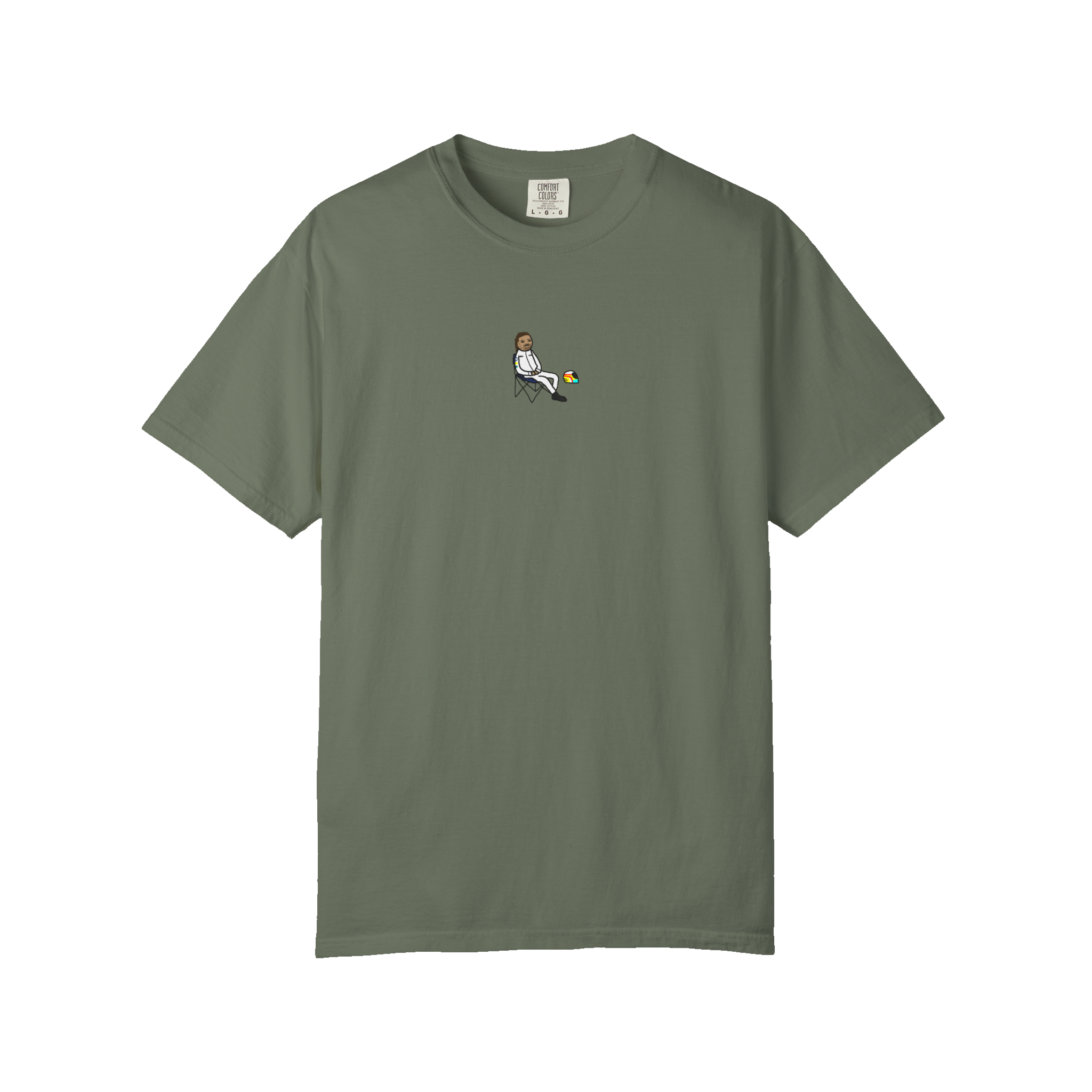 unbothered alonso tee — front
