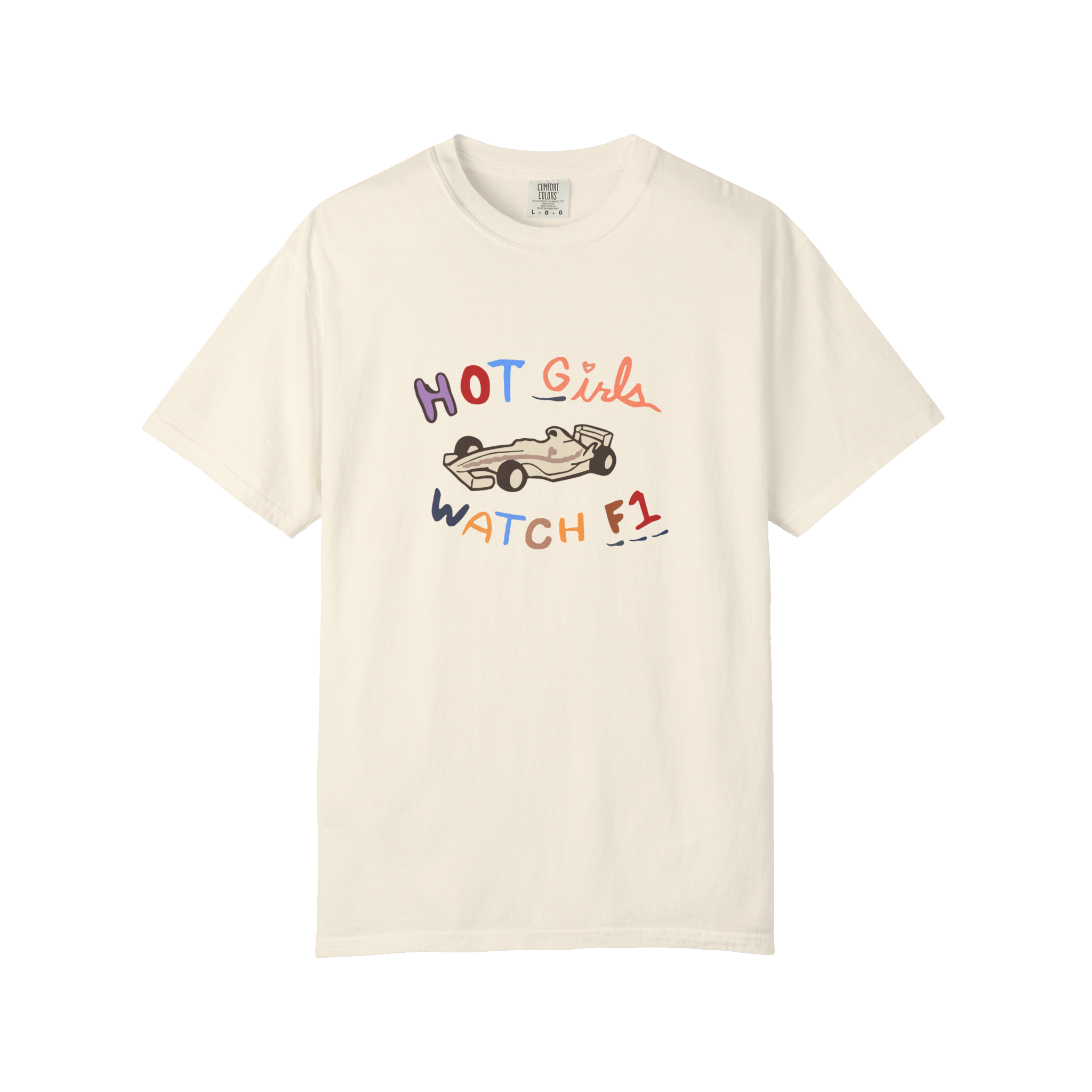 hot girls tee — front